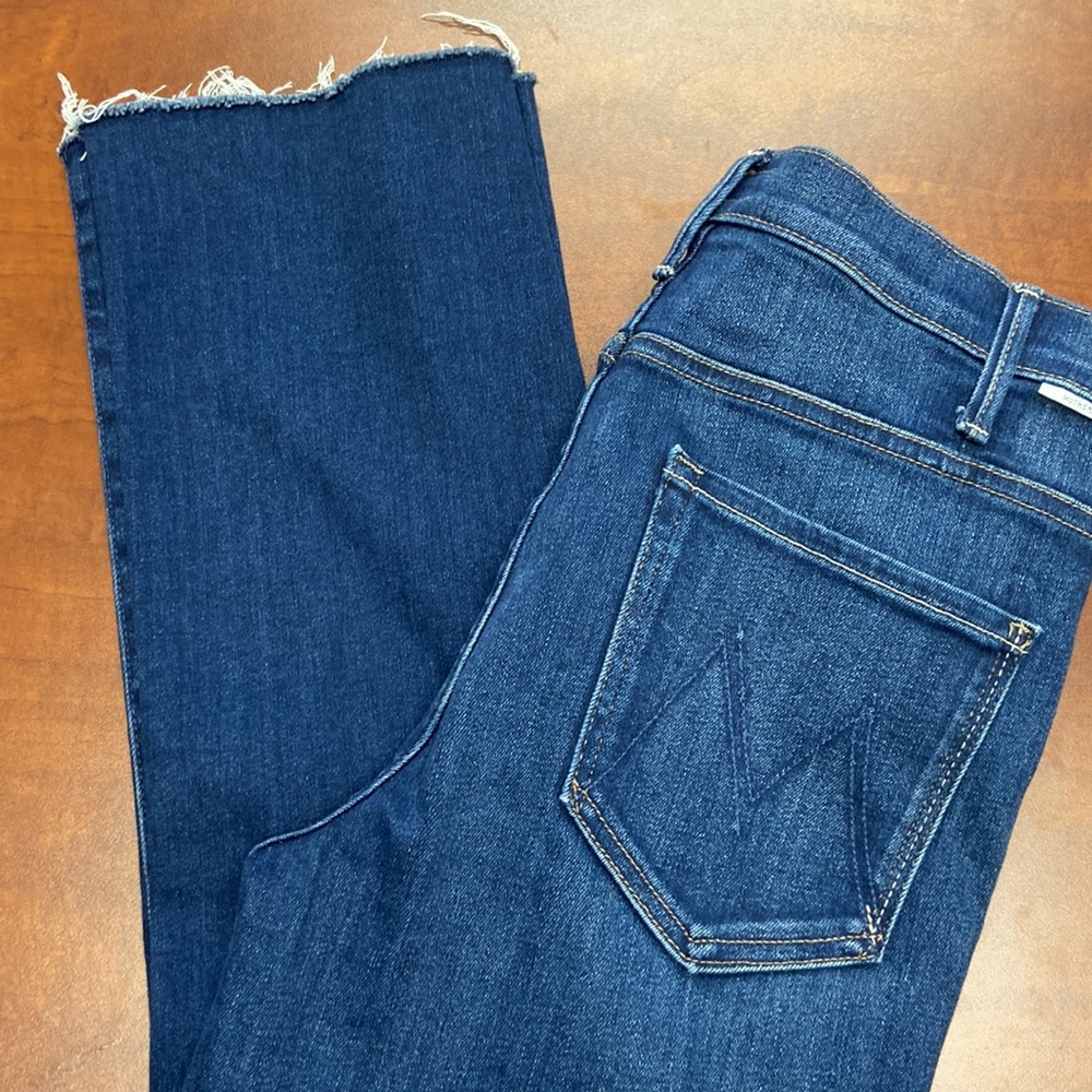 MOTHER Dark Blue Denim Jeans - Picture 4 of 14